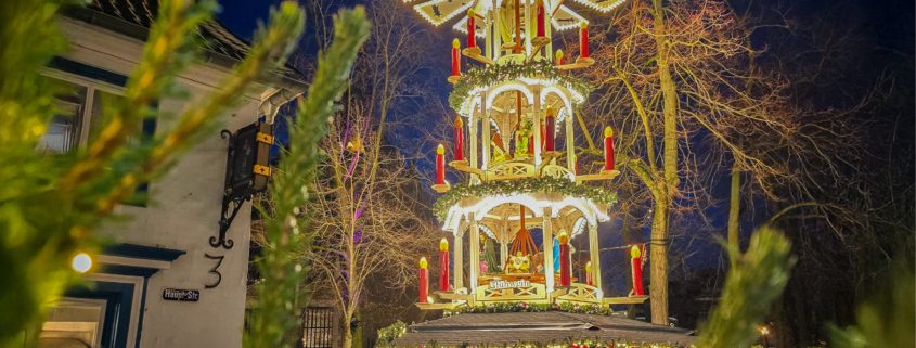Weihnachtspyramide Glühwein Bruch