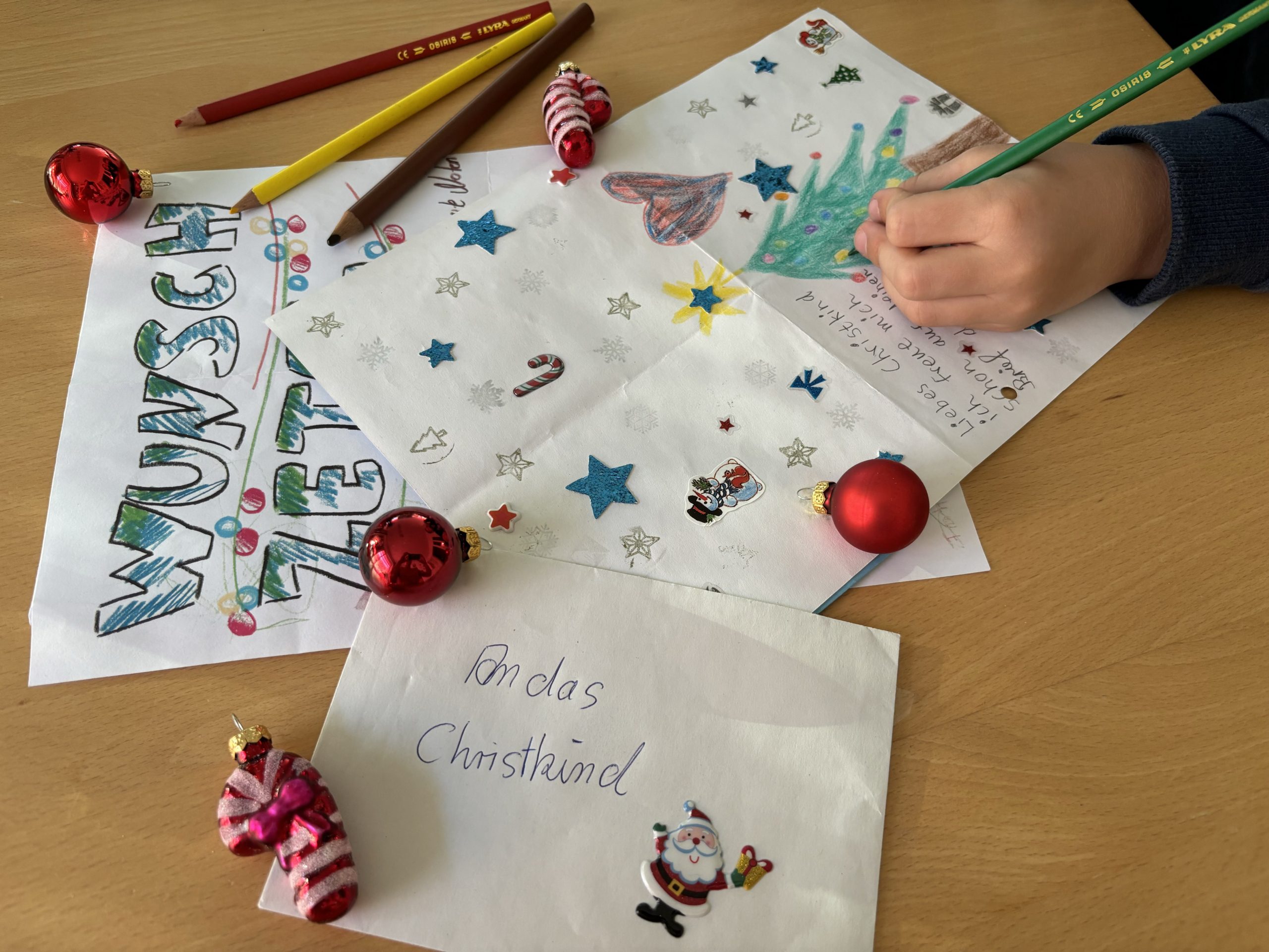 Briefe An Das Christkind – 10 Briefbögen Mit Umschlägen Zum Selbstgestalten, Weihnachtspost Für Kinder